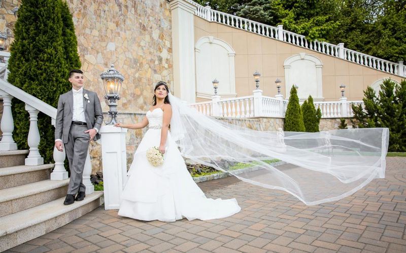 Mahopac Waterfront Manor With Roman Gardens and Forty-Foot Waterfall