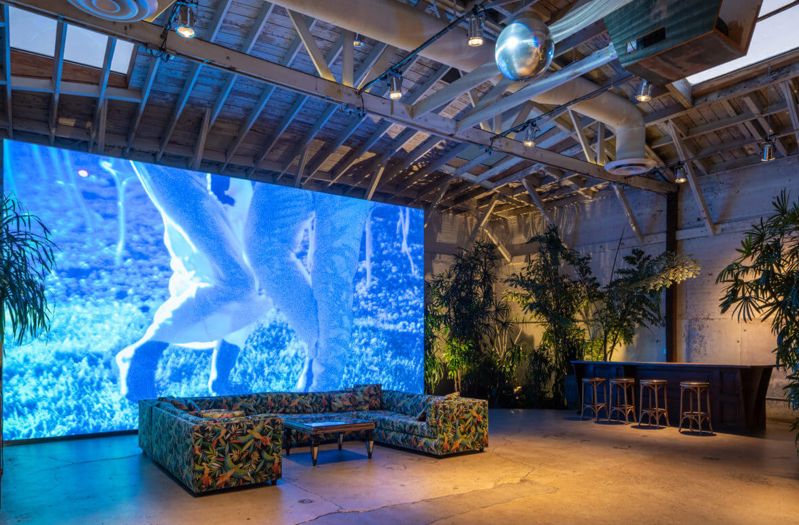 Arts District Warehouse with Lush Garden Courtyard