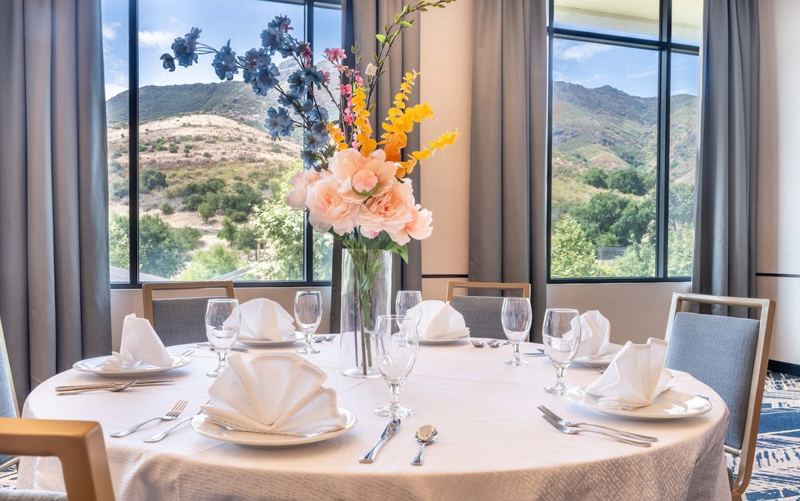 Agoura Hills Ballrooms With Mountain Views and Sunset Terrace