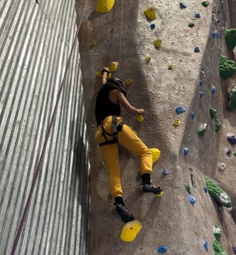 Climbing Gym with Tall Walls and Event Floor