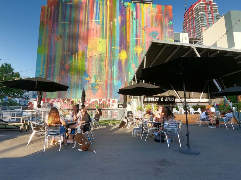Open-air East Village Event Yard with Beer Garden