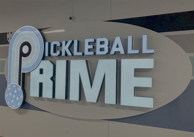Mineola Pickleball Club With Ten Indoor Courts and Golf Simulators