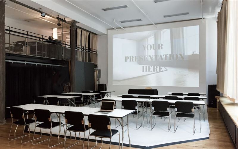 Multi-Level Union Square Studio With Cyclorama, Mezzanine and Tall Windows