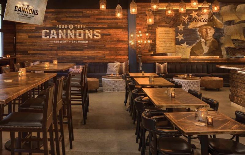 Craft Brewery Taproom with Copper-top Bar, Outdoor Patio, and Private Event Hosting