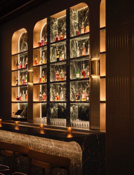 Immersive Midtown Cocktail Bar With Glass Ceiling and Empire State Views
