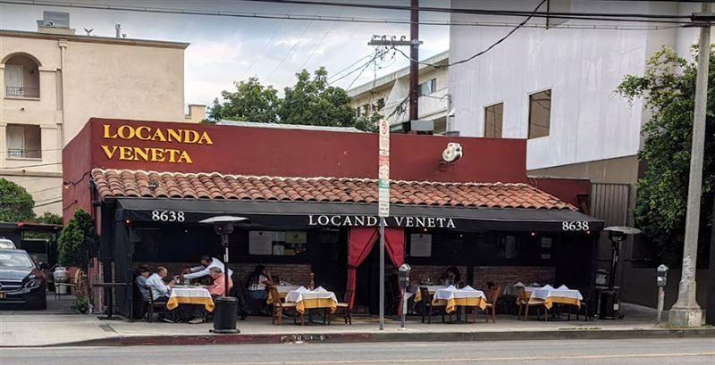 Intimate Beverly Grove Italian Restaurant with Private Dining Character
