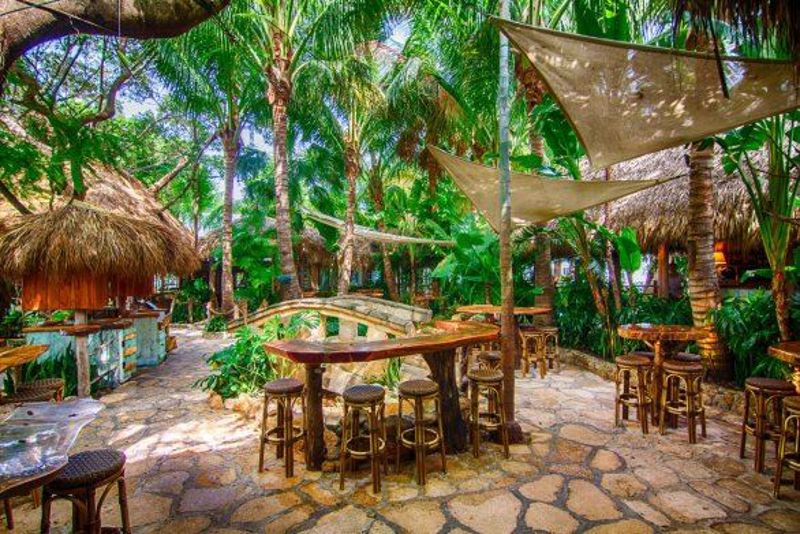 Open-air Waterfront Restaurant with Tropical Gardens and Private Areas