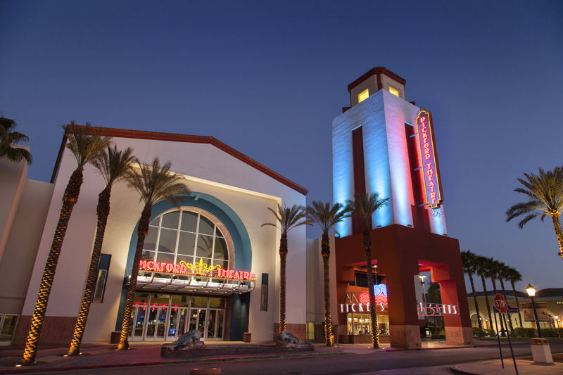 Cathedral City Theater Venue with Recliners and Event Use