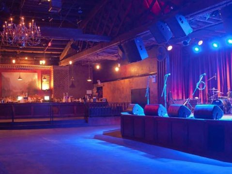 Gowanus Performance Hall With Barrel-Vaulted Ceiling and Front Lounge