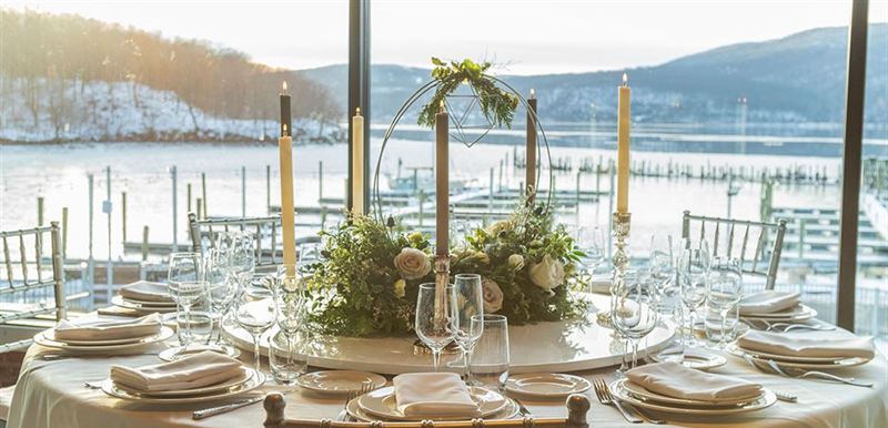 Large Peekskill Waterfront Event Hall With Marina Balcony