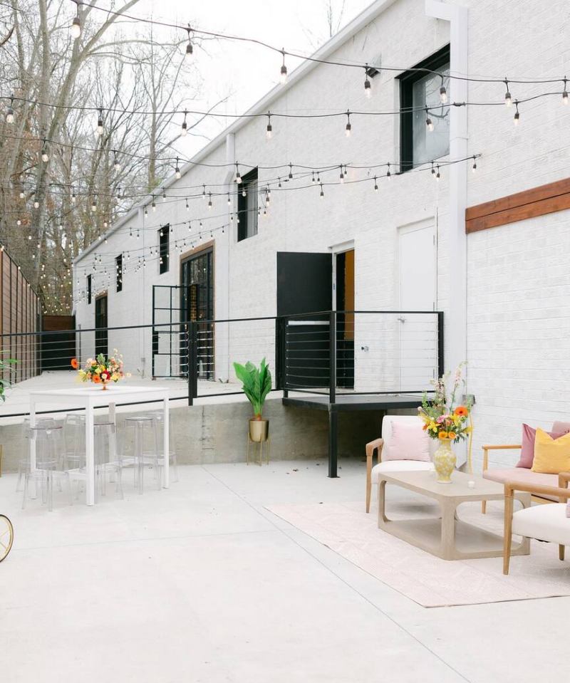 West Midtown Industrial Venue With Gallery, Annex, Patio and Video Wall