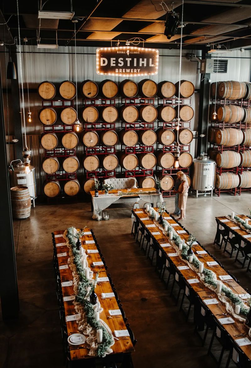 Normal Brewery With Private Event Space, Bar Service and Outdoor Gathering Areas