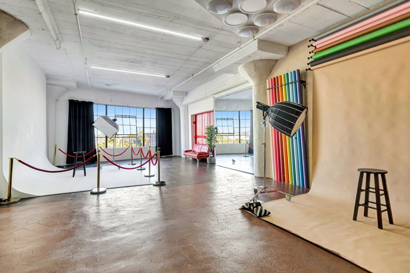 Penthouse-view Dtla Photo Studio with Cyc Wall