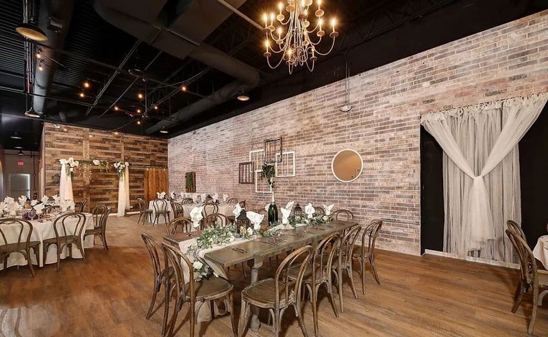 Intimate Bartlett Event Room with Lighting for Weddings and Celebrations