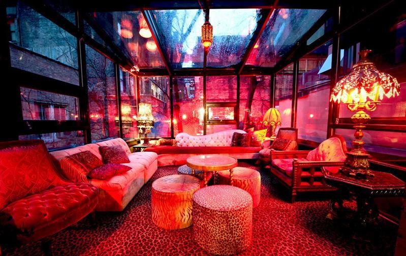 Greenwich Village Lounge With Garden, DJ Booth and Performance Options