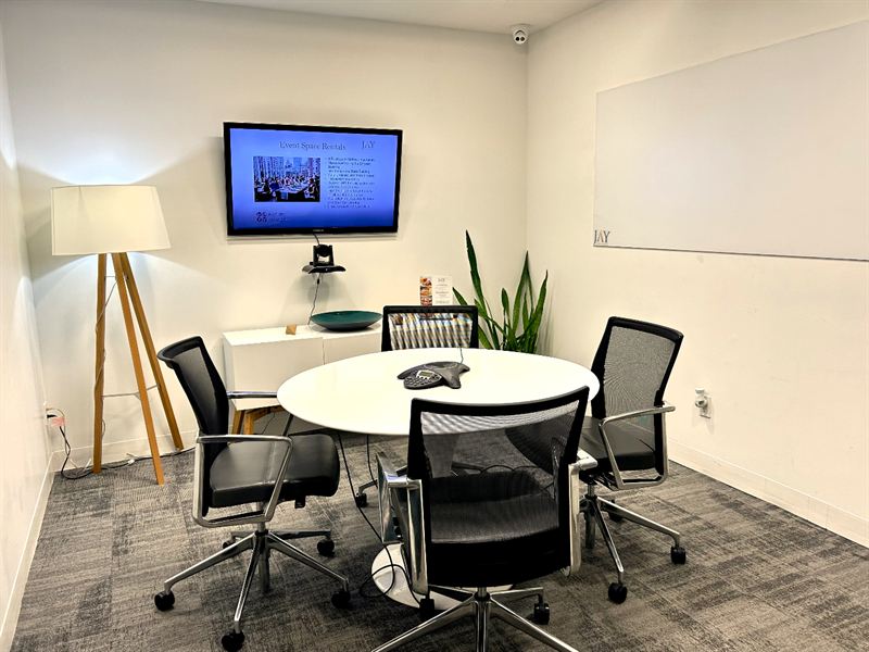 Wall Street Room C Meeting Space for 5 Guests