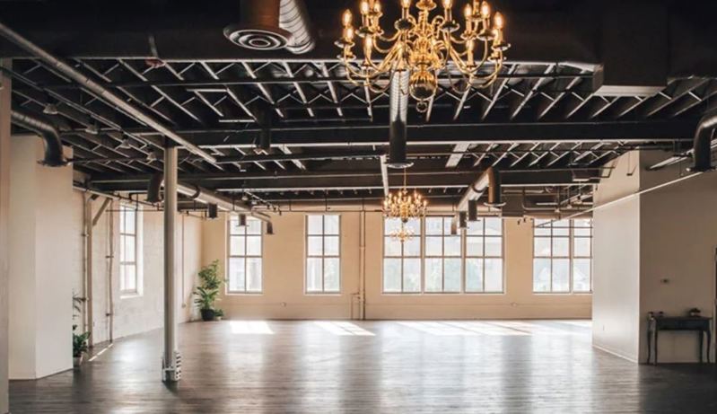 Industrial Aurora Loft with Waterfront Views for Weddings and Receptions