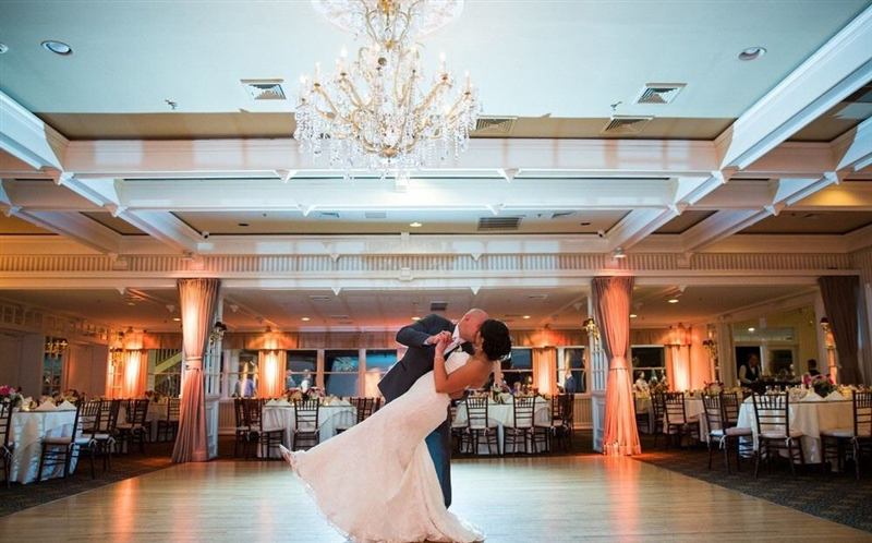 Bellport Waterfront Country Club With Ballroom, Rose Garden and Private Beach