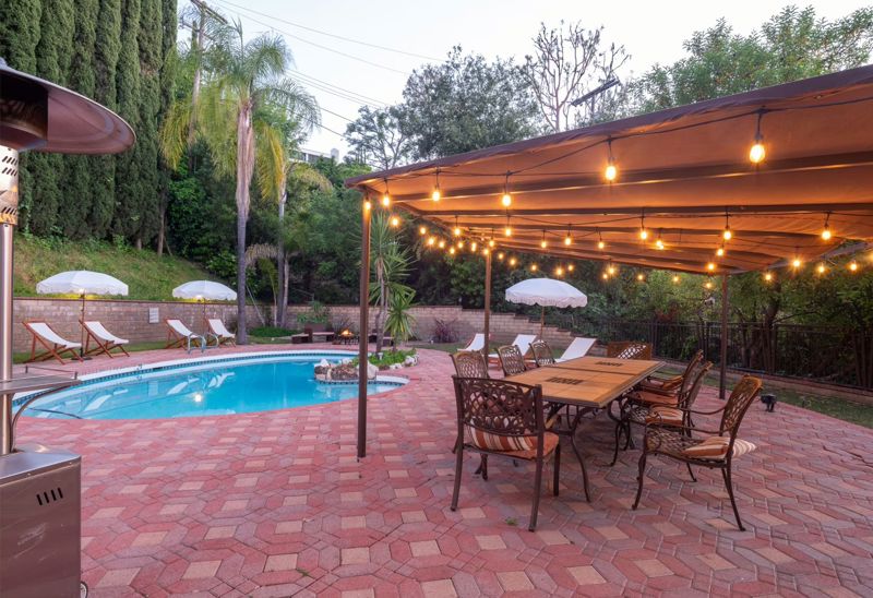 Encino Greek-inspired House with Backyard, Pool and Event Space