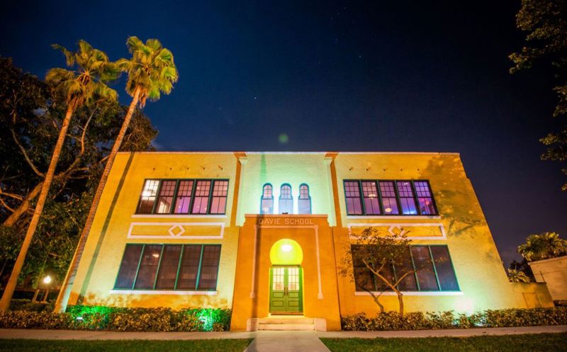 Historic Schoolhouse Museum Venue with Indoor Halls and Outdoor Ceremony Areas