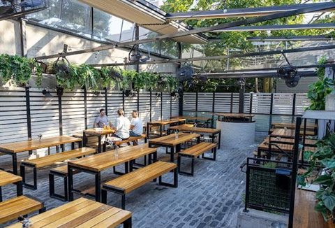 Astoria Gastropub With Private Rooms and Garden Event Space