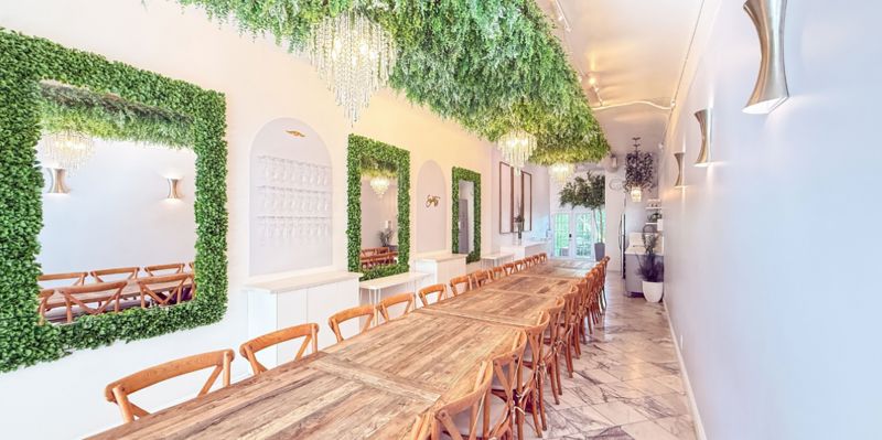 Petite Event Space with Kitchenette and Patio