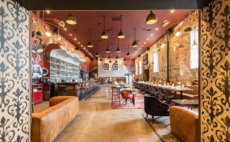 Art-Filled Fulton Market Restaurant for Receptions and Creative Events