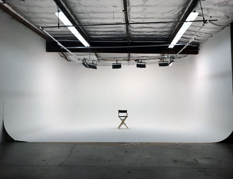 Production Studio Space with 3 Wall Cyc for Shoots and Events