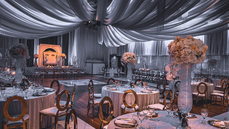Elegant Hallandale Ballroom with Stage, Kitchen, and All-inclusive Options