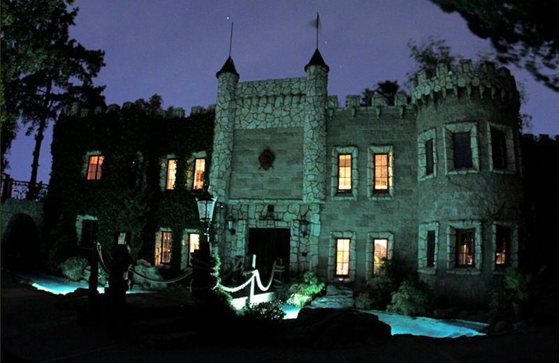 Private Hilltop Castle Estate with Gardens and Event Space