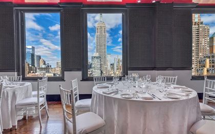 Large Manhattan Rooftop With Penthouse, Skyline Views, and Full AV