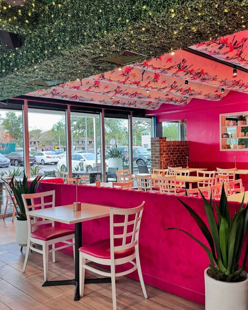 Miami Lakes Taqueria with Colorful Private Dining Space