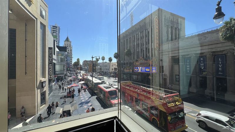 Hollywood Gallery Event Space with Views Over the Walk of Fame