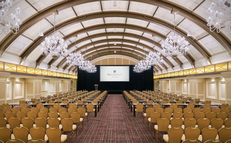 Historic Loop Hotel with Ballroom Space for Weddings and Conferences