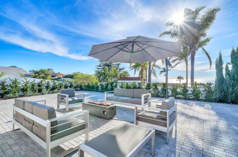 Beachfront Malibu Estate with Private Sand Access, Fire Pits, and Ocean Decks