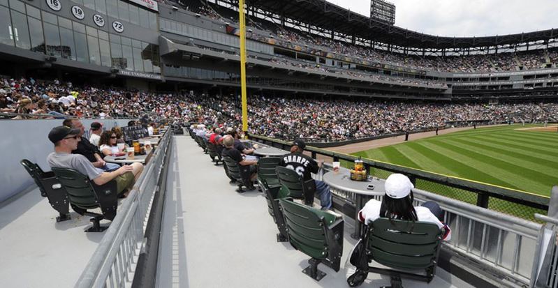 Major League Ballpark with Hospitality Areas for Large Group Events