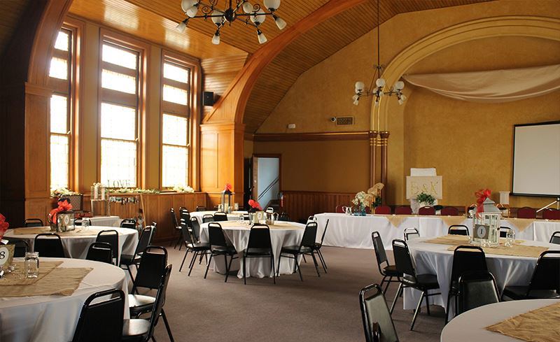 Historic Wheaton Museum Hall for Weddings, Parties and Meetings