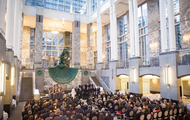 Loop Atrium Restaurant for Weddings, Corporate Events and Receptions
