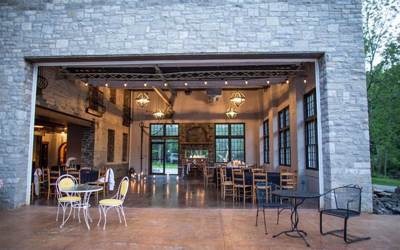 Restored Creekside Factory With Industrial Wedding Space