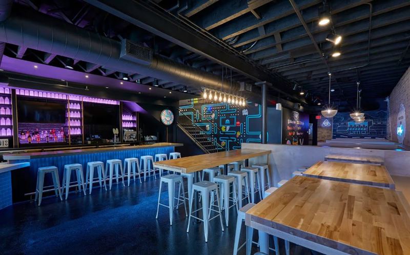 Playful Naperville Restaurant with Game Room and Rooftop for Celebrations