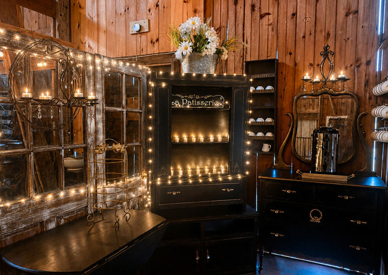 Intimate Waterville Barn Venue With Rustic Hayloft and Ceremony Area