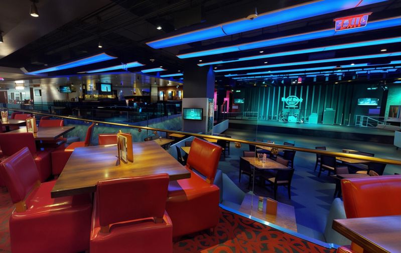 Hollywood Restaurant Event Venue with Music Memorabilia and Dining Space