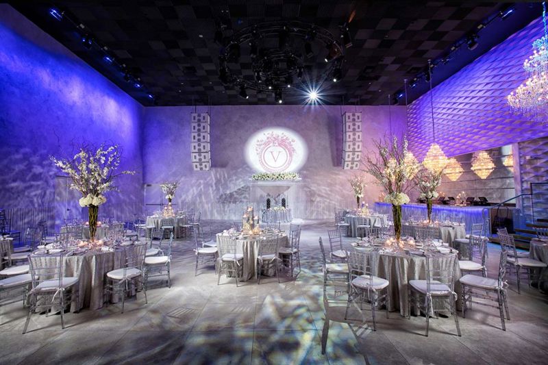Large Technology-driven Event Venue with Multiple Rooms