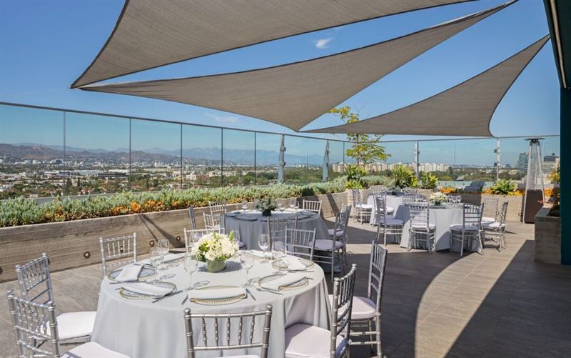 Modern Wilshire Hotel With Open-Air Terrace and Natural-Light Meeting Rooms
