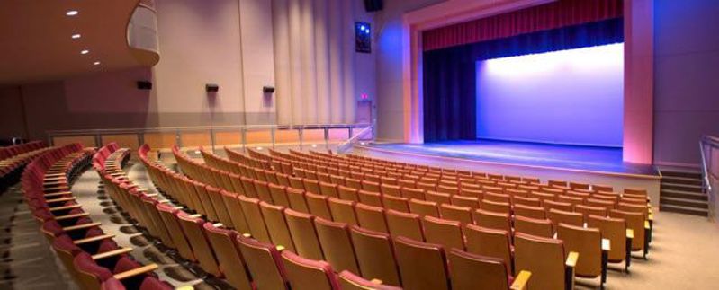 458-seat Performing Arts Theater with Full Stage and Production Amenities