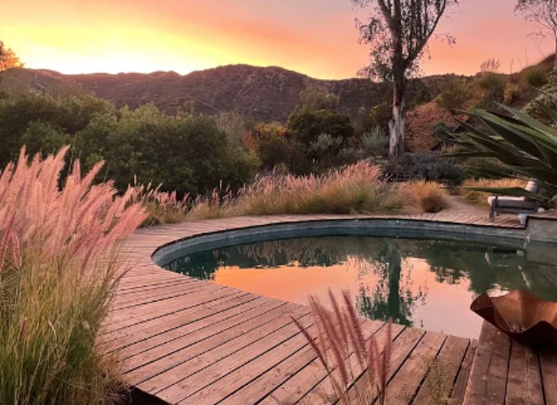 10 Acre Topanga Ranch with Daylight Studio, Pool and Canyon Views