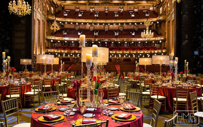 Grand Downtown Opera House with Stage and Ornate Public Spaces
