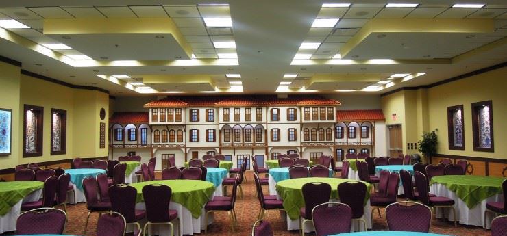 Architectural Conference Center with Ballroom for Cultural and Community Events