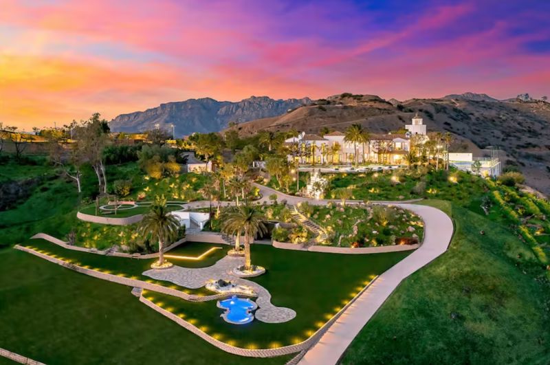 Malibu Mountaintop Estate with Ocean Views, Pool, Spa, and Event Grounds