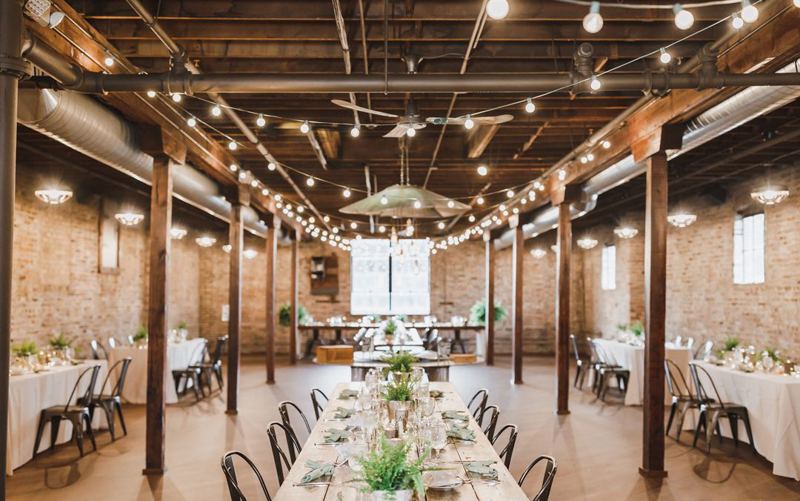 Restored Elgin Warehouse with Rooftop for Weddings and Corporate Events
